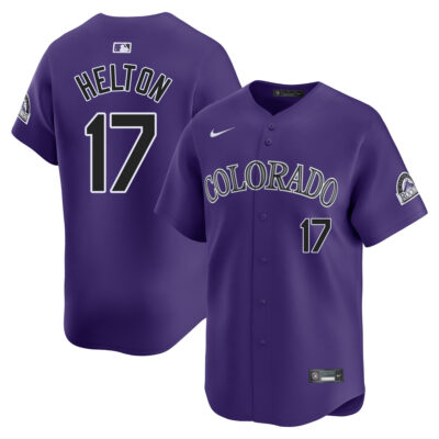 Todd Helton Colorado Rockies Purple Alternate Limited Jersey - All Stitched