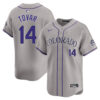 Ezequiel Tovar Colorado Rockies Grey Road Limited Jersey - All Stitched