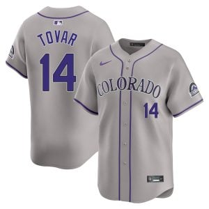 Ezequiel Tovar Colorado Rockies Grey Road Limited Jersey - All Stitched