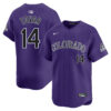 Ezequiel Tovar Colorado Rockies Purple Alternate Limited Jersey - All Stitched