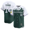 Ezequiel Tovar Colorado Rockies Green 2022 City Connect Limited Jersey - All Stitched