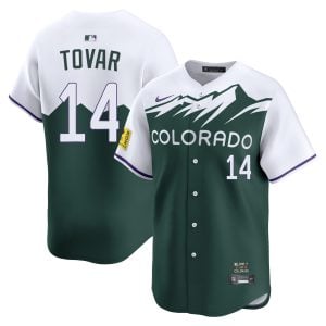Ezequiel Tovar Colorado Rockies Green 2022 City Connect Limited Jersey - All Stitched