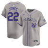 Nolan Jones Colorado Rockies Grey Road Limited Jersey - All Stitched