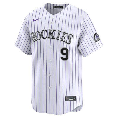 Alternative view of Brenton Doyle Colorado Rockies White Home Limited Jersey - All Stitched