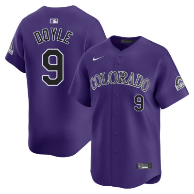Brenton Doyle Colorado Rockies Purple Alternate Limited Jersey - All Stitched
