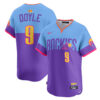 Brenton Doyle Colorado Rockies Purple Light Blue 2025 City Connect Limited Jersey - All Stitched