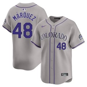 Germán Márquez Colorado Rockies Grey Road Limited Jersey - All Stitched