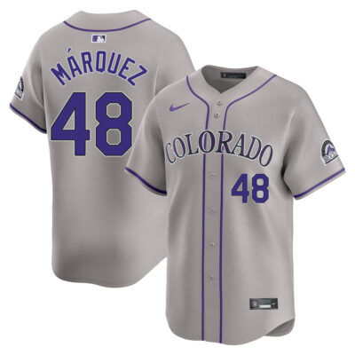 Germán Márquez Colorado Rockies Grey Road Limited Jersey - All Stitched