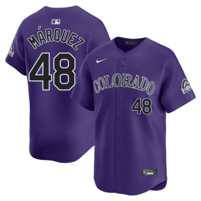 Germán Márquez Colorado Rockies Purple Alternate Limited Jersey - All Stitched