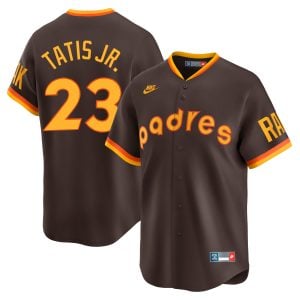 Fernando Tatis Jr San Diego Padres Brown 1969-84 Cooperstown Limited Jersey - All Stitched