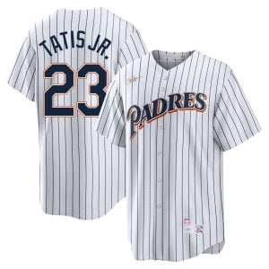 Fernando Tatis Jr San Diego Padres 1998 White Cooperstown Jersey - All Stitched