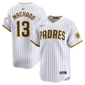 Manny Machado San Diego Padres White Home Limited Jersey - All Stitched
