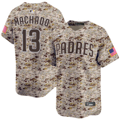 Manny Machado San Diego Padres Camo Alternate Limited Jersey - All Stitched