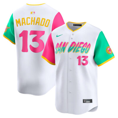 Manny Machado San Diego Padres White City Connect Limited Jersey - All Stitched
