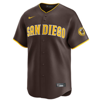 Alternative view of Tony Gwynn San Diego Padres Brown Road Limited Jersey - All Stitched