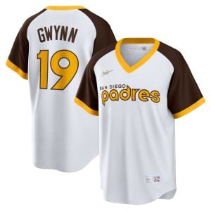 Tony Gwynn San Diego Padres White Home Cooperstown Collection Jersey - All Stitched