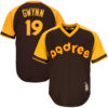 Tony Gwynn San Diego Padres Gold Brown Cooperstown Collection Jersey - All Stitched