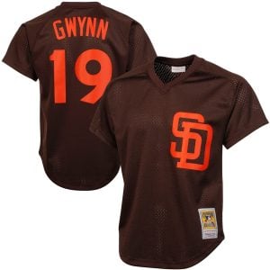 Tony Gwynn San Diego Padres 1985 Brown Cooperstown Collection Jersey - All Stitched