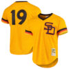 Tony Gwynn San Diego Padres Gold Cooperstown Collection Jersey - All Stitched