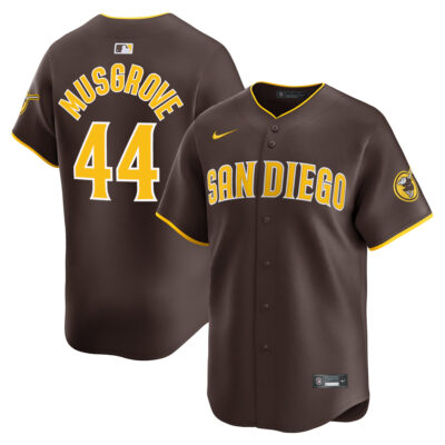 Joe Musgrove San Diego Padres Brown Road Limited Jersey - All Stitched