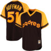 Trevor Hoffman San Diego Padres Gold Brown Cooperstown Collection Jersey - All Stitched