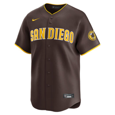 Alternative view of Jake Cronenworth San Diego Padres Brown Road Limited Jersey - All Stitched