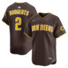 Xander Bogaerts San Diego Padres Brown Road Limited Jersey - All Stitched