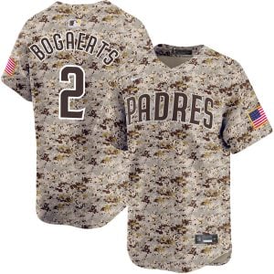 Xander Bogaerts San Diego Padres Camo Alternate Limited Jersey - All Stitched