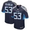 Oluwafemi Oladejo Tennessee Titans Navy Alternate Game Jersey - All Stitched