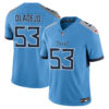 Oluwafemi Oladejo Tennessee Titans Light Blue Home Vapor F.U.S.E Limited Jersey - All Stitched