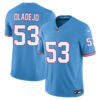 Oluwafemi Oladejo Tennessee Titans Light Blue Alternate Oilers Throwback Vapor F.U.S.E Limited Jersey - All Stitched