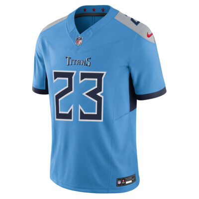 Alternative view of Kevin Winston Jr Tennessee Titans Light Blue Home Vapor F.U.S.E Limited Jersey - All Stitched