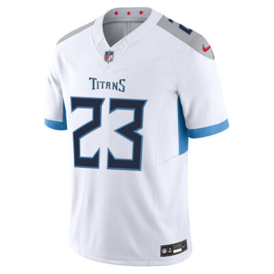 Alternative view of Kevin Winston Jr Tennessee Titans White Road Vapor F.U.S.E Limited Jersey - All Stitched