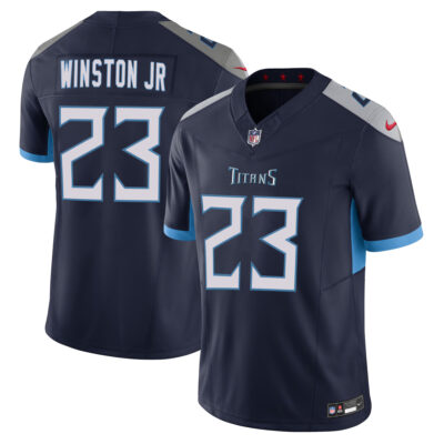 Kevin Winston Jr Tennessee Titans Navy Alternate Vapor F.U.S.E Limited Jersey - All Stitched