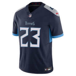 Alternative view of Kevin Winston Jr Tennessee Titans Navy Alternate Vapor F.U.S.E Limited Jersey - All Stitched