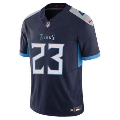 Alternative view of Kevin Winston Jr Tennessee Titans Navy Alternate Vapor F.U.S.E Limited Jersey - All Stitched