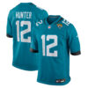 Travis Hunter Jacksonville Jaguars Teal Home Game Jersey - All Stitched