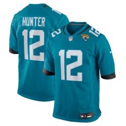 Travis Hunter Jacksonville Jaguars Teal Home Game Jersey - All Stitched