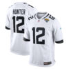 Travis Hunter Jacksonville Jaguars White Road Game Jersey - All Stitched
