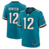 Travis Hunter Jacksonville Jaguars Teal 2nd Alternate Game Jersey - All Stitched