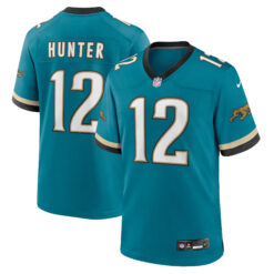 Travis Hunter Jacksonville Jaguars Teal 2nd Alternate Game Jersey - All Stitched