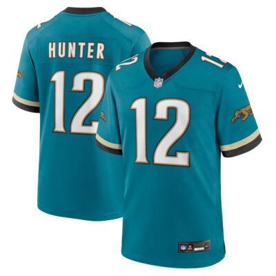 Travis Hunter Jacksonville Jaguars Teal 2nd Alternate Game Jersey - All Stitched