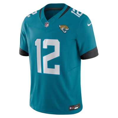 Alternative view of Travis Hunter Jacksonville Jaguars Teal Home Vapor F.U.S.E Limited Jersey - All Stitched