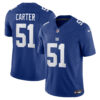 Abdul Carter New York Giants Royal Blue Home Vapor F.U.S.E Limited Jersey - All Stitched