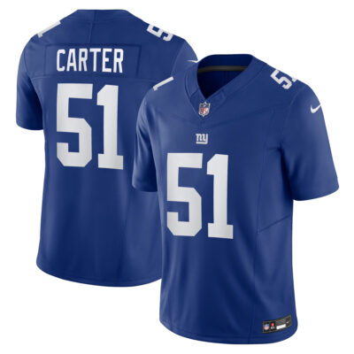 Abdul Carter New York Giants Royal Blue Home Vapor F.U.S.E Limited Jersey - All Stitched