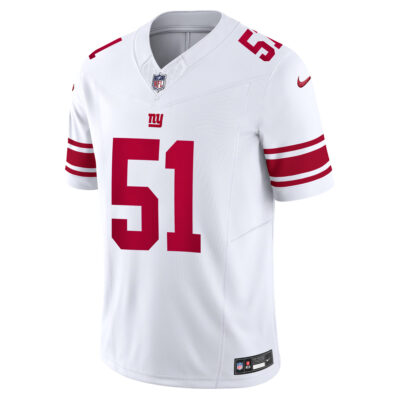 Alternative view of Abdul Carter New York Giants White Road Vapor F.U.S.E Limited Jersey - All Stitched