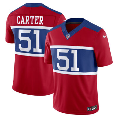 Abdul Carter New York Giants Red Alternate Vapor F.U.S.E Limited Jersey - All Stitched