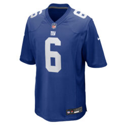 Alternative view of Jaxson Dart New York Giants Royal Blue Home Game Jersey - All Stitched