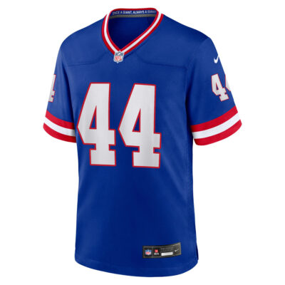 Alternative view of Cam Skattebo New York Giants Royal Blue 2nd Alternate Game Jersey - All Stitched