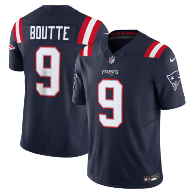 Kayshon Boutte New England Patriots Navy Home Vapor F.U.S.E Limited Jersey - All Stitched